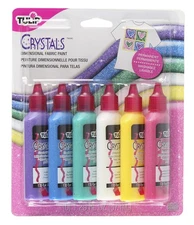 I Love To Create Tulip Dimensional Fabric Paint 6 Pack Multicolor 1.25 Fl Oz