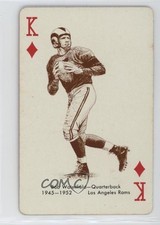 1963 Stancraft Playing Cards Red Back Bob Waterfield #KD HOF 0a6