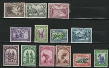 1931/37 TIMBRES Congo Belge 13 timbres Neufs * TBE