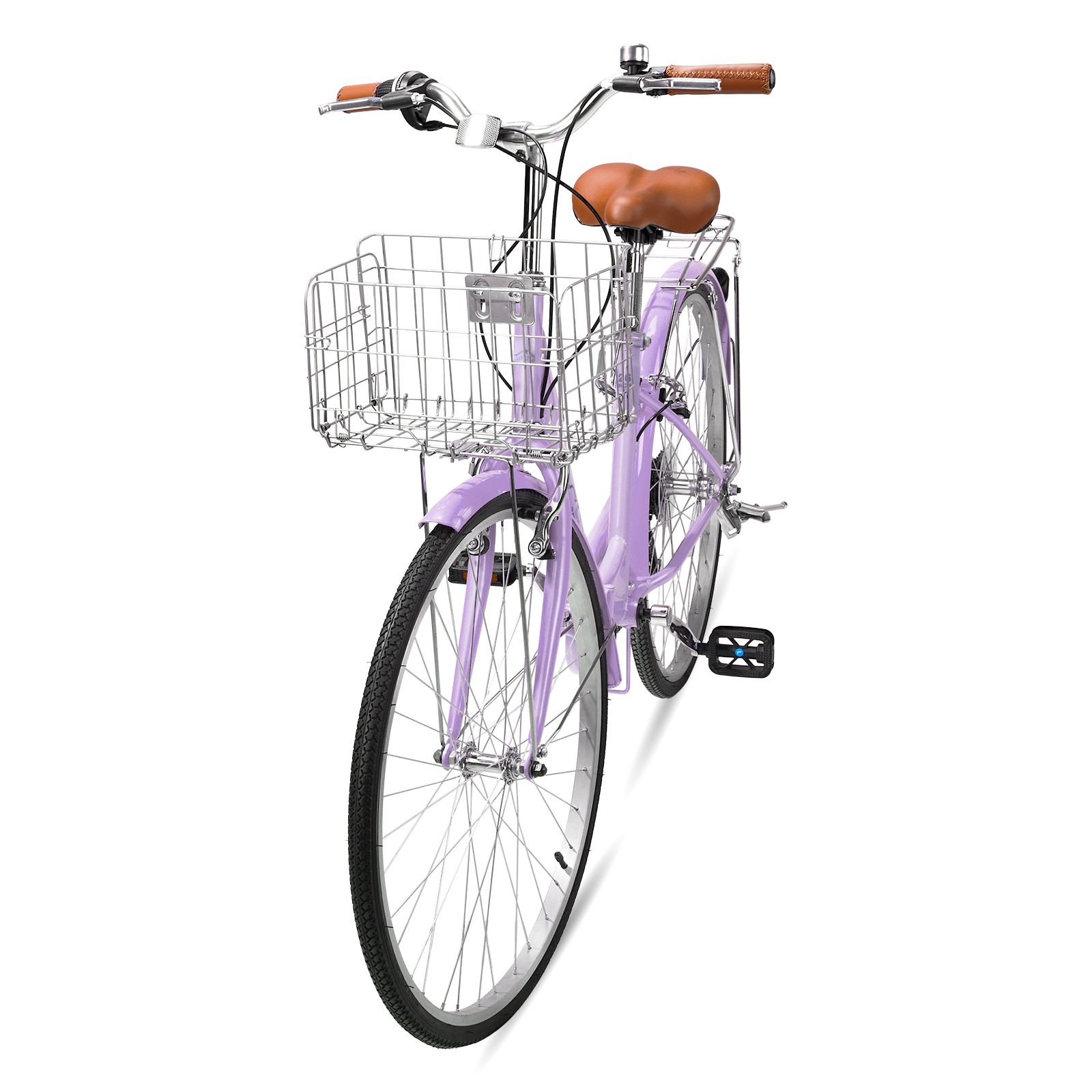 26 Inch Foldable Bike Folding Bicycle,7 Speed High-Carbon Steel