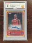 2024 Topps Chrome McDonald's #38 Dylan Harper Autograph Logo /75 MINT 9