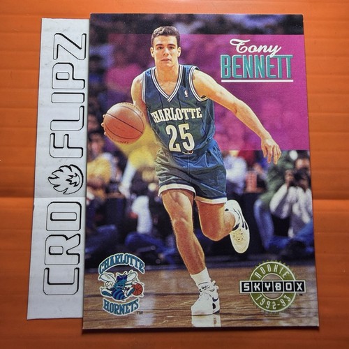 1992-93 SkyBox #335 Tony Bennett Charlotte Hornets Rookie