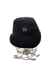 Buff Cap L Polyester Blk Plain Men's Acy81