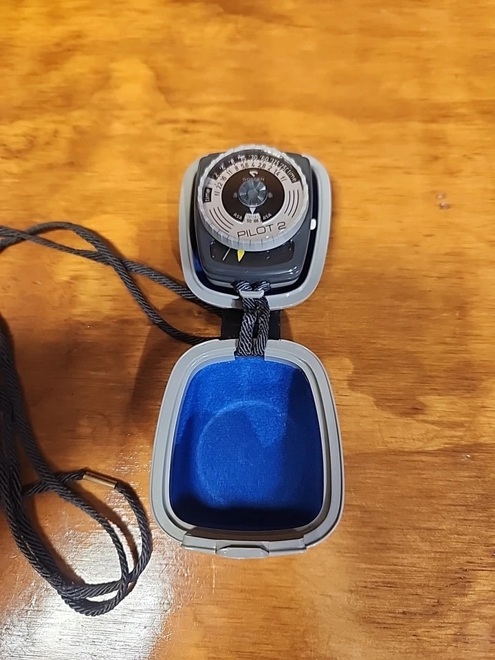 Medidor de luz vintage Gossen Pilot 2 - probado y funcional, con estuche original Foto 4 de 4