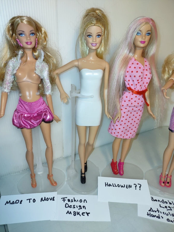 7 Pc. Lot Barbie The Fashionistas Post Life In The Dreamhouse Halloween?& Others - Image 4 of 4