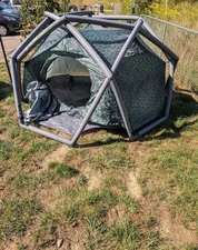 Heimplanet The Cave in Cairo Camo Inflatable Pole Tent