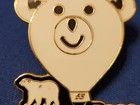 2025 "TED T BEAR" AIBF Special shape hot air balloon pin, "S/H COMB" — photo 4