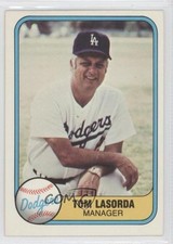 1981 Fleer Tommy Lasorda #116 HOF 02v3
