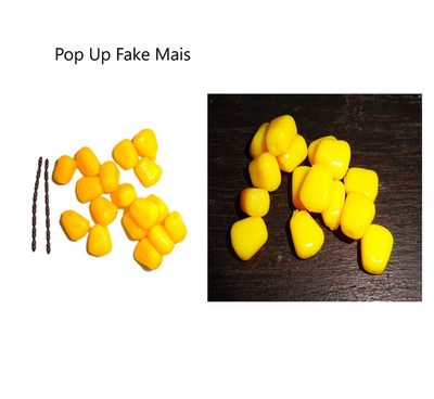 Pop Up Fake Mais Künstliche Maiskörner Method Feeder +Stopper