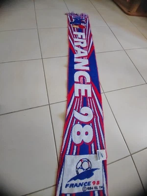 Écharpe Équipe De France 1998 Coupe Du Monde Mascotte Footix - Photo 1/4
