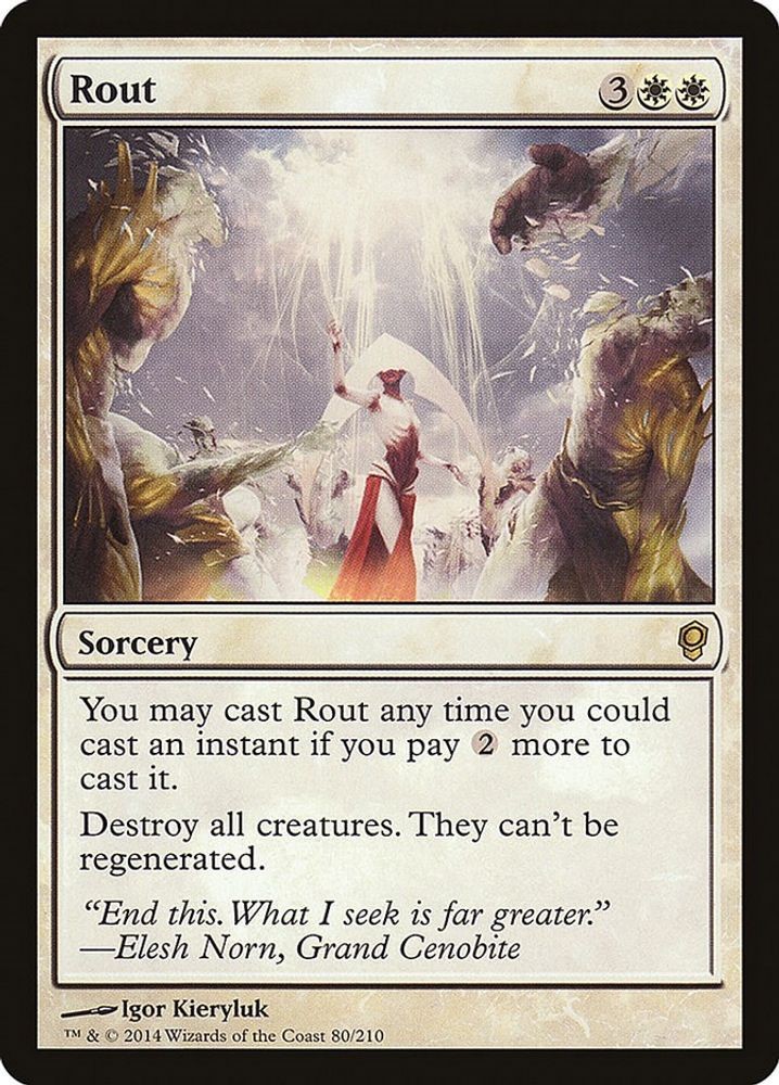 2014 Magic: The Gathering: Conspiracy - Rout (#80, R, Near Mint)