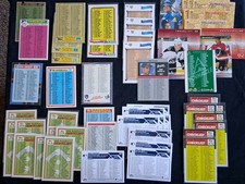 Baseball Card Checklists Lot(52)-various years and companies (see description)
