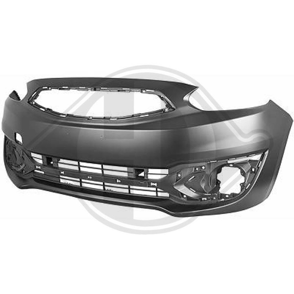 Diederichs StoßFäNger Vorne FüR Mitsubishi Mirage/Space Star SchräGheck A0 A-image