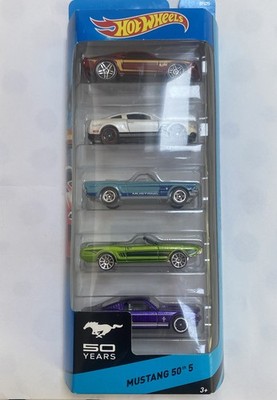 Hot Wheels Ford Mustang 50th Anniversary 2014 5 Pack BFB29 Sealed 