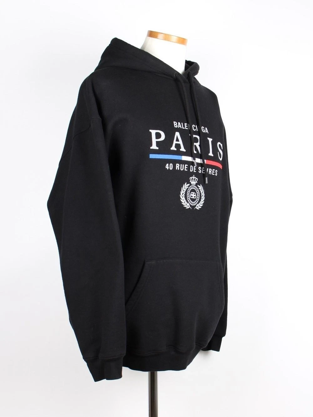 Felpa con cappuccio Balenciaga Paris logo S 71797975