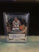 2024 Panini Prizm Draft Picks - Penmanship Ja'Kobe Walter #P-JBW (AU, RC)