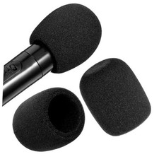 Piriuuo 2 Pcs Microphone Covers Foam, Soft Mic Covers for Microphones