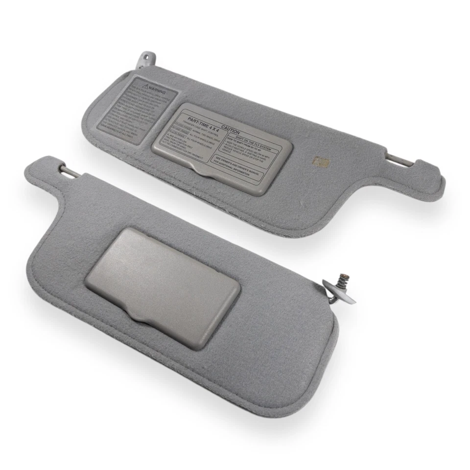 Par de parasol gris para conductor y pasajero Honda Passport Isuzu Rodeo 1991-1997 Foto 2 de 4
