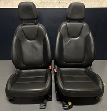 VAUXHALL ASTRA K PAIR OF FRONT HEATED SEATS BLACK LEATHER ESTATE 2016
