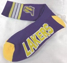 NBA Ultra Game Los Angeles Lakers Men's Crew Socks 1 Pairs Size 6-12