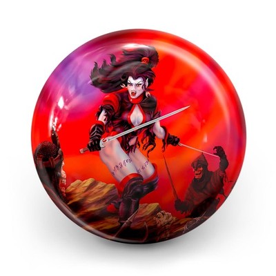 Bowling Ball OTB Scarlet Fury by M. Graham Bowlingkugel mit Motiv Spare Strike