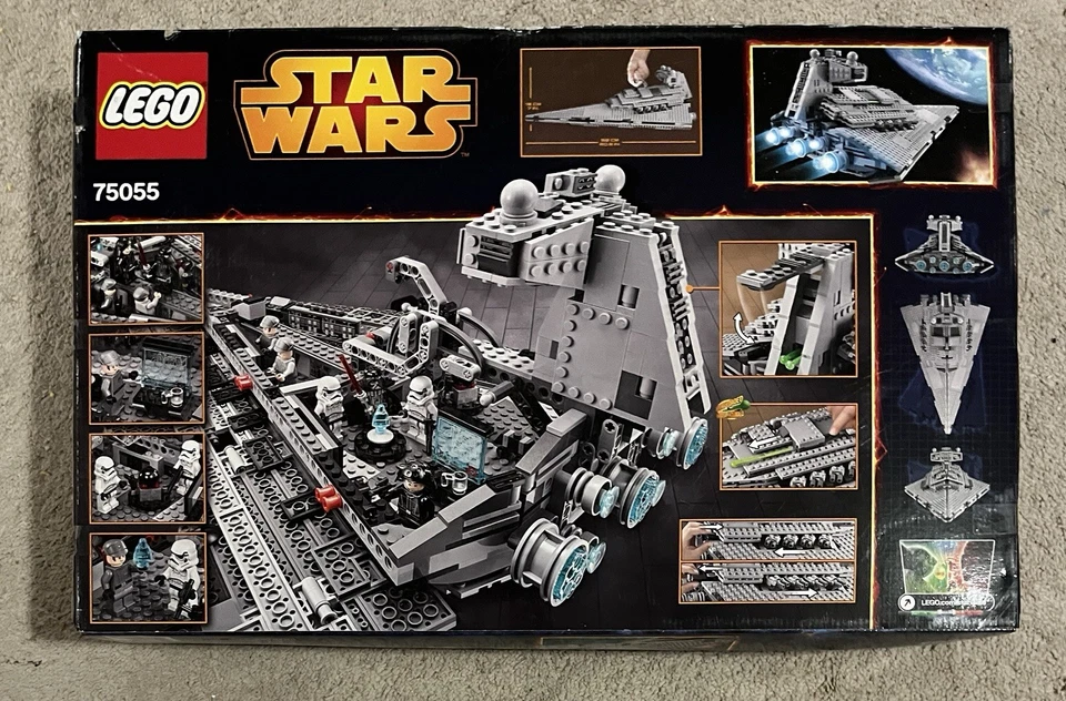 LEGO 75055 Star Wars Imperial Star Destroyer 1359 peças lacrado de fábrica novo 2014! - Imagem 2 de 4