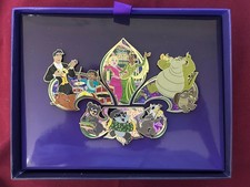 WDI MOG Tiana Mardi Gras Pin Set Box Disney Princess Frog Palace 2025 Jumbo DEC