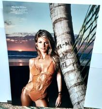 2005 SI Marisa Miller Orange Crochet Bikini Photo Cutout