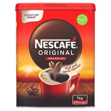 Image of NESCAFE Original Instant Coffee 1kg Tin (Pack of 1)