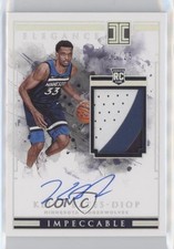 2018-19 Panini Impeccable Holo Silver 11/25 Keita Bates-Diop #147 Auto 00em