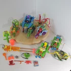 Lot of Vintage Teenage Mutant Ninja Turtle TMNT Parts and Vehicles -