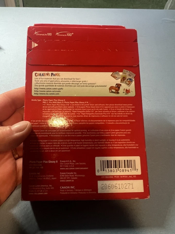 Canon PP-201 Photo Paper Plus Glossy II, 4x6 inch - 100 Sheets - Image 2 of 2