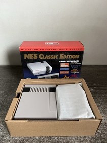 New Open Box Genuine Nintendo NES Classic Mini CLV-001 Console 30 Built In Games