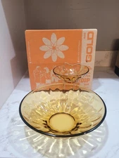 VTG Hazelware Lyric Gold Chip & Dip Set W/clip And Orginal Box Great Condition 