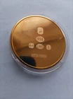 British  issue of Coinage medal .958 silver gold plated