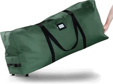 Zober Rolling Large Christmas Tree Storage Bag - 2 WHEEL. GREEN