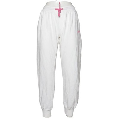 Donnay, Jogginghose, Größe: 42, Weiß/Pink, Baumwolle/Polyester, Einfarbig #VX3