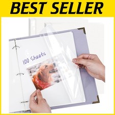 Self Adhesive Photo Album Refill Pages - 100 Sheets