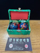 Chinese Boading Balls STRESS RELIEF HAND THERAPY w/ melodious tones. Sun Moon