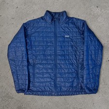 Patagonia Nano Puff Jacket XL Navy Lightweight Puffer Insulated Outerwear