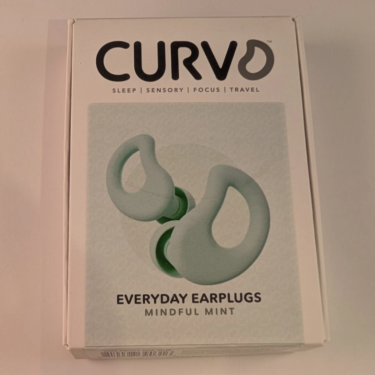 Tapones para los oídos Curvd Everyday puntas de repuesto Mindful Mint varios tamaños silicona