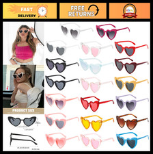 20 Pairs Colorful Heart Shaped Sunglasses for Women - Fun Trendy Party Favors