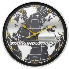 Marvel Stark Industries Icon Black MV Wall Clock
