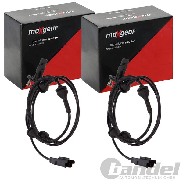 2X Maxgear ABS-SENSOREN Vorne Passend FÜR CitroËN C6 Peugeot 407 Links+Rechts |-image