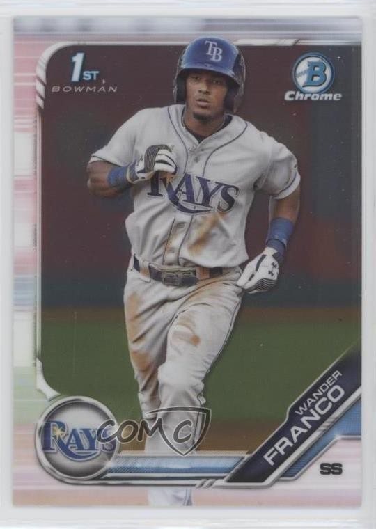 2019 Bowman Chrome Prospects Wander Franco #BCP-100 0d6s