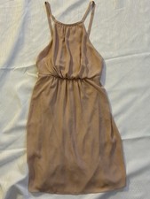 Show Me Your Mumu Blush Pink Slip Dress Medium Strappy Backless Boho Fall Style