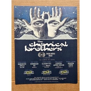 ヴィンテージ 1997年 The Chemical Brothers ポスター Vintage The Chemical Brothers 