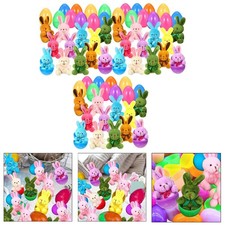 Uova di Pasqua precaricate con peluche giocattoli coniglietti da caccia ai