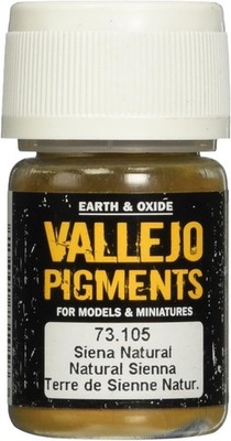 Vallejo Natural Sienna Pigment 35 ml  Free Shipping