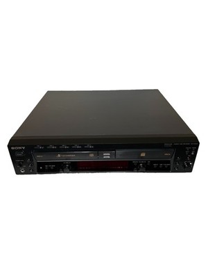 Sony RCD-W500C 5 Disc CD Changer & Recorder TESTED WORKING No Remote